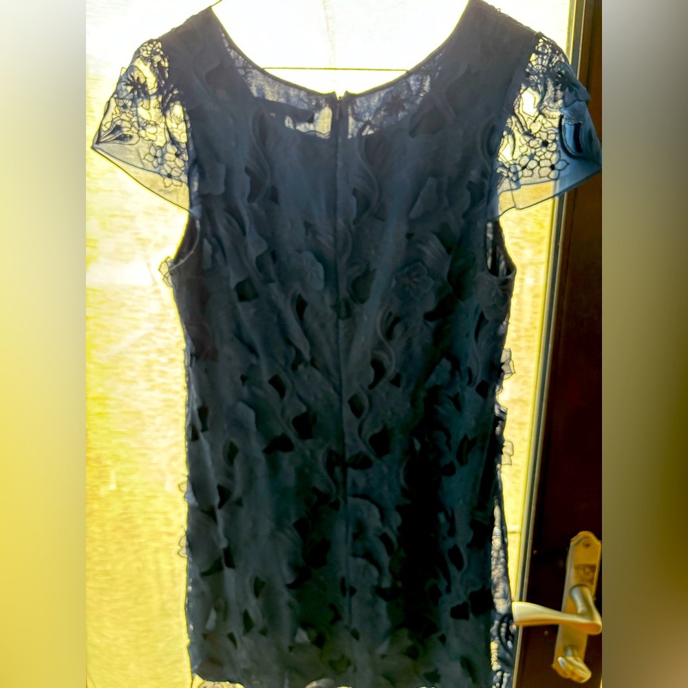 Bcbg royal blue dress. Lace overlay